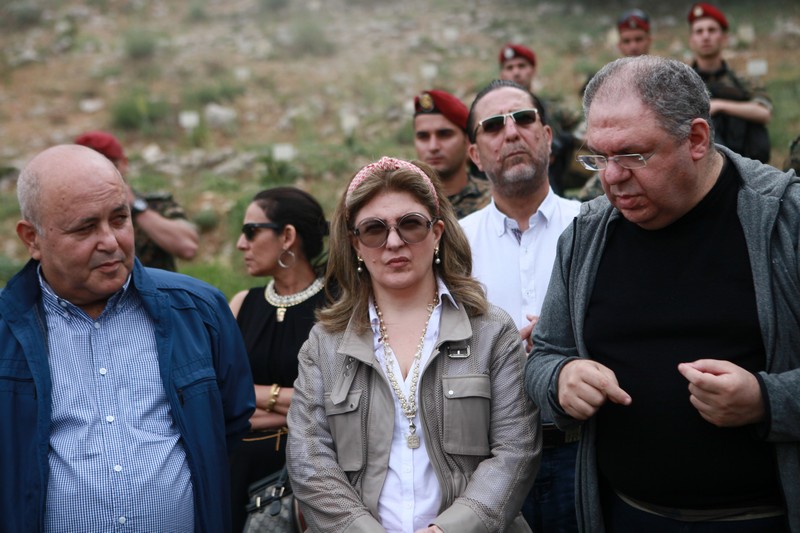 Cedar tree in memory of the Lebanese Commandos Regiment founder